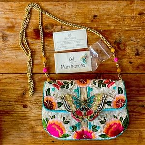 Mary Frances butterfly beaded purse.